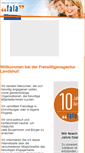Mobile Screenshot of freiwilligen-agentur-landshut.de